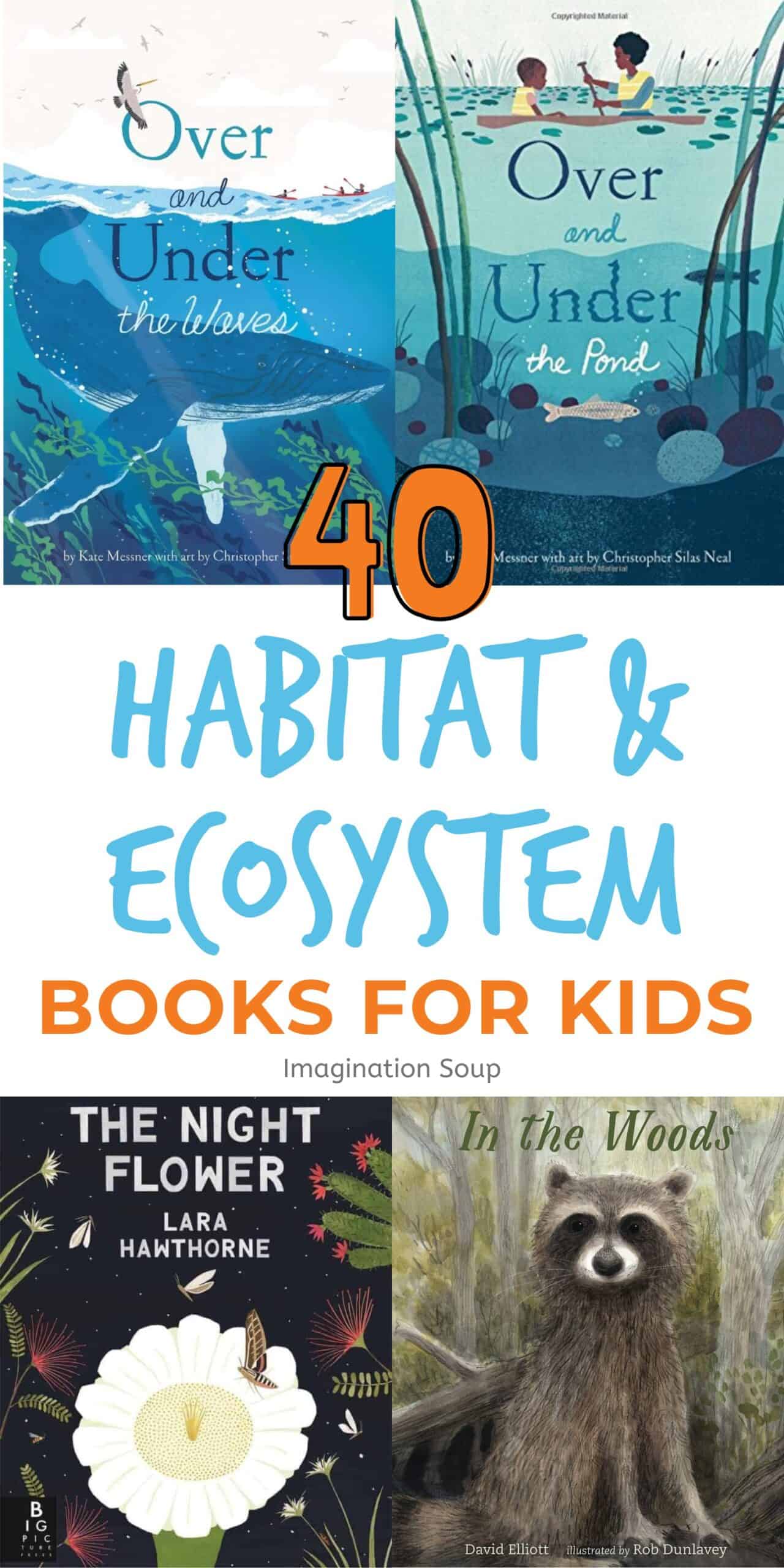 If you're studying ecosystems and habitats, these picture books can help!