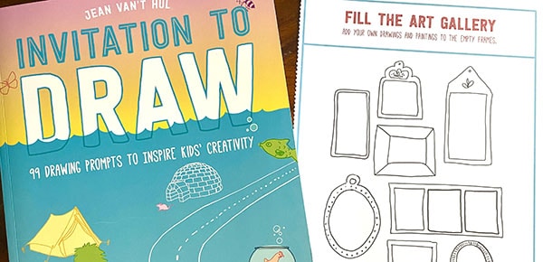 activity book Invitation to draw