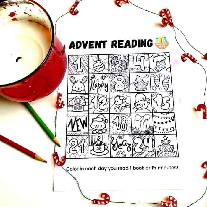 Free Printable Reading Advent Calendar