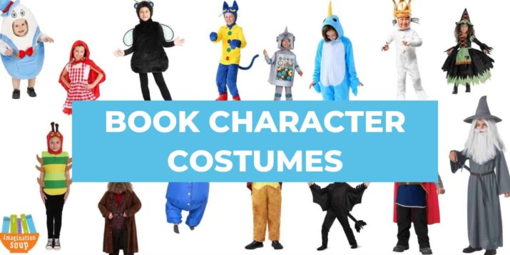 book character costumes for Halloween and World Book Day