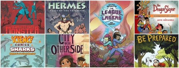 graphic novels middle grade 2018