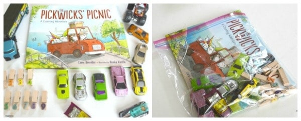 DIY make your own literacy book bags