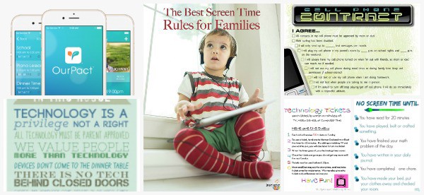 screen time rules and guidelines for kids and families