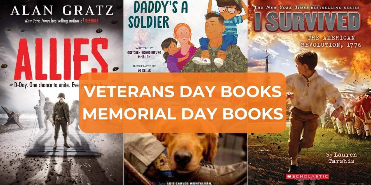 veterans day books and memorial day books